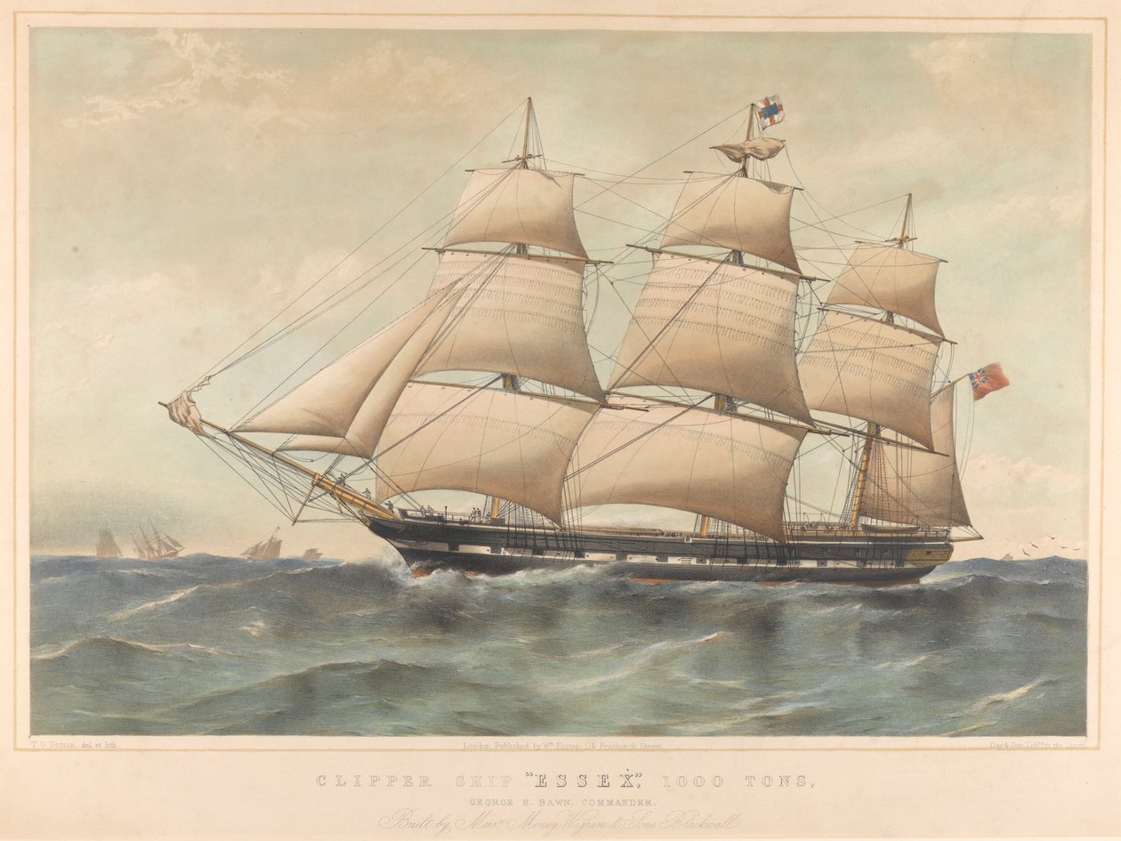 Navio de pesca "Essex de Thomas Goldsworth Dutton