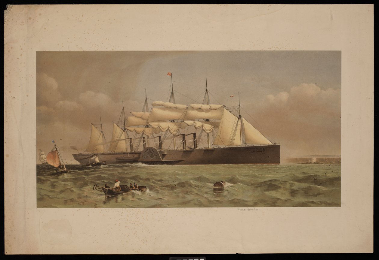 Navio a vapor Great Eastern de Thomas Goldsworth Dutton