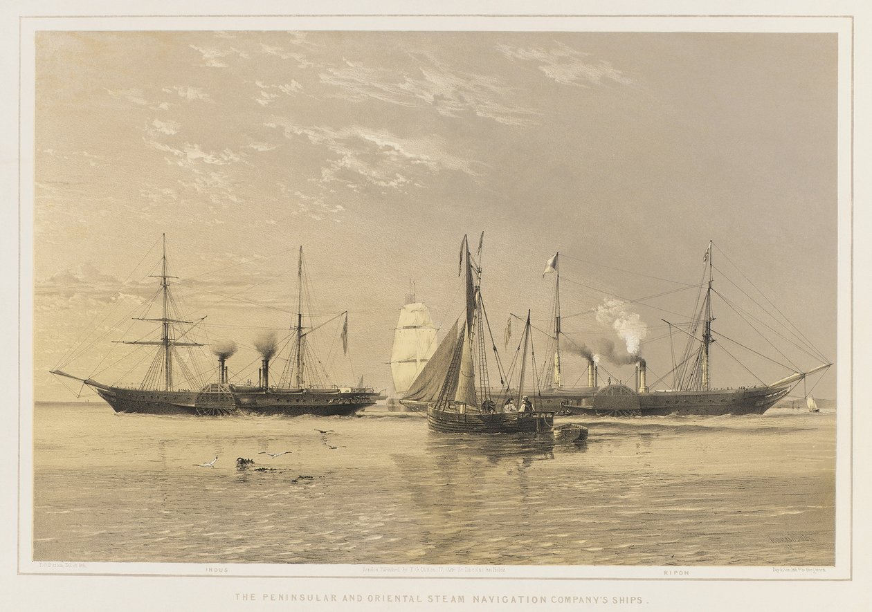 O "Indus" e o "Ripon de Thomas Goldsworth Dutton