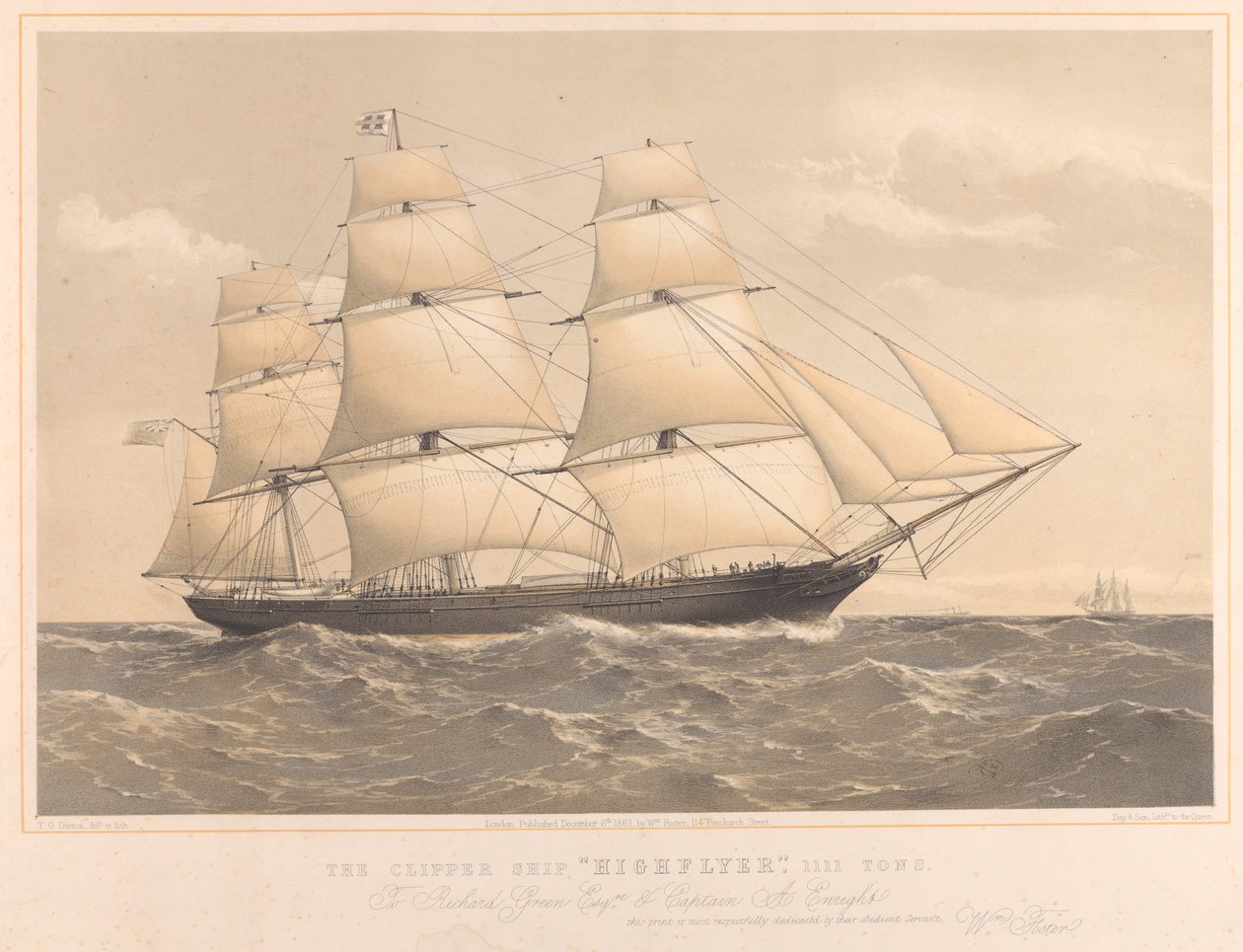 O navio clipper 