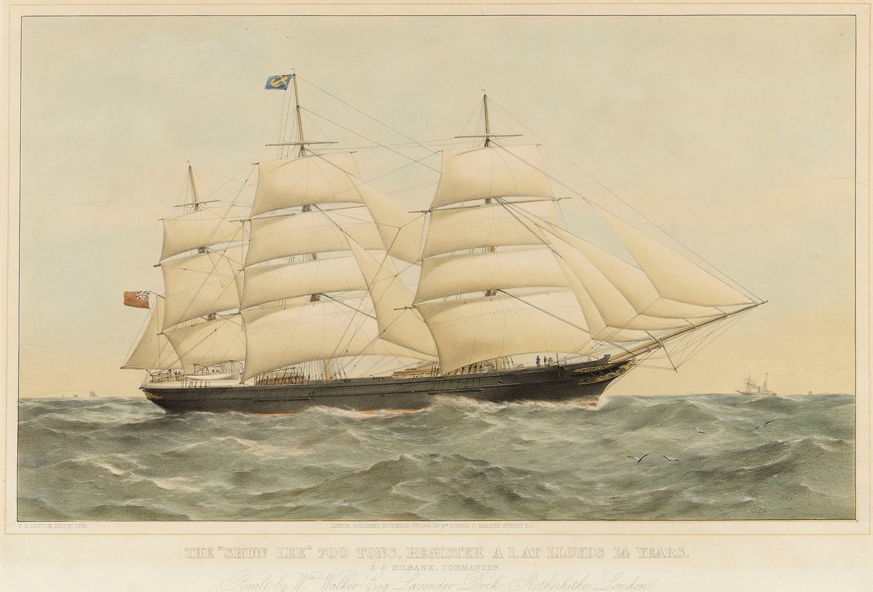 A máquina de cortar chá "Shun Lee de Thomas Goldsworth Dutton