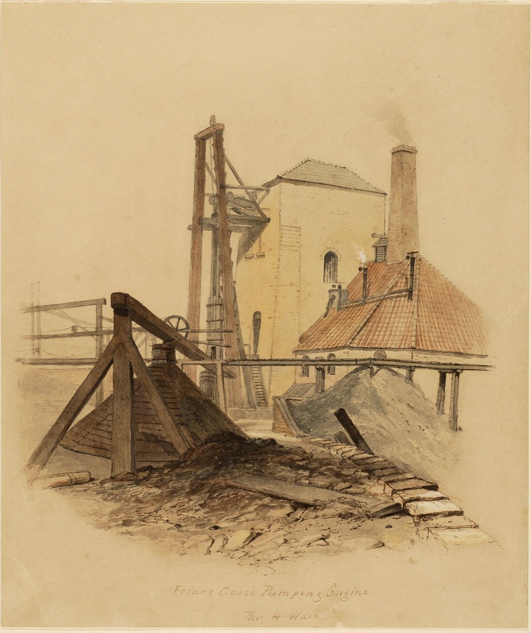 Motor de bombeamento de ganso do frade de Thomas H. Hair