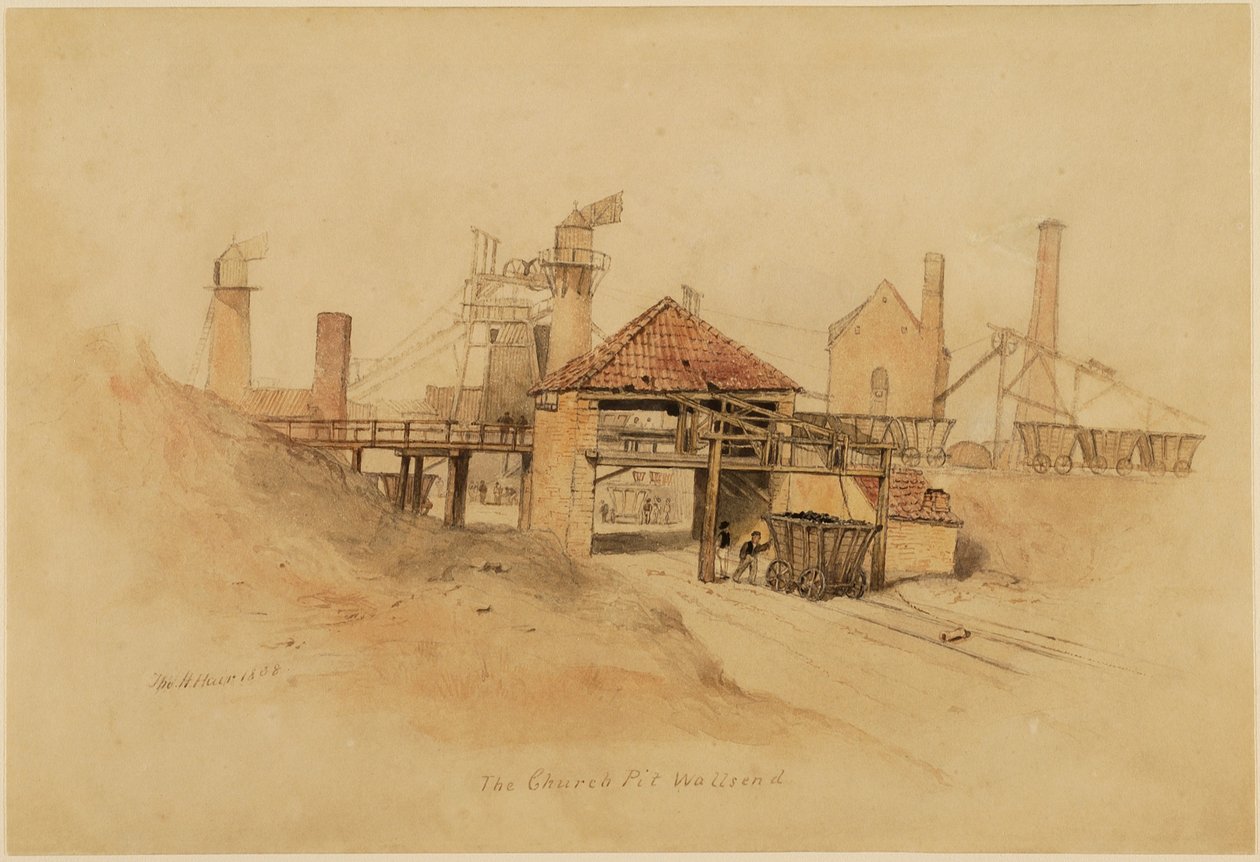 O fosso da igreja, Wallsend de Thomas H. Hair
