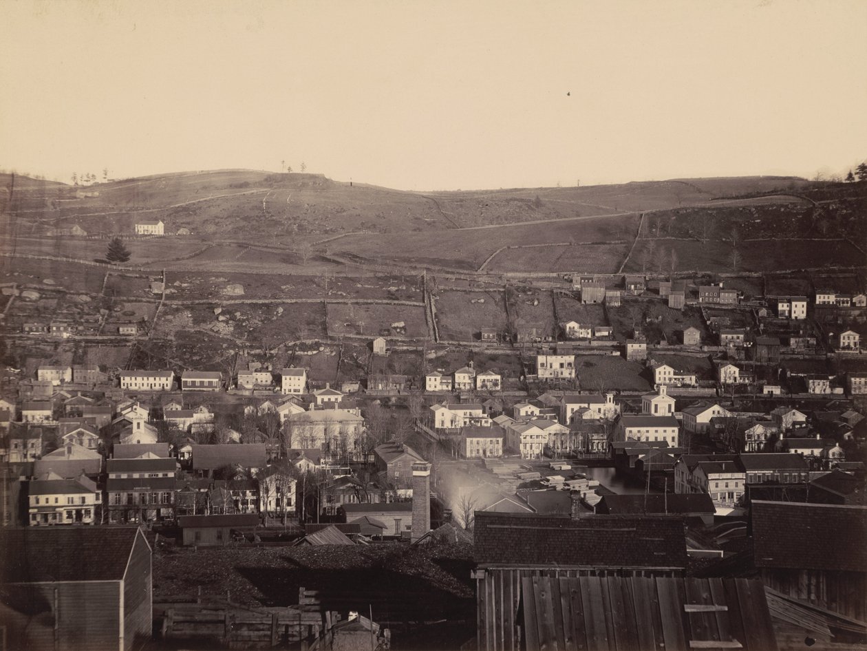 Honesdale, Secção 4, Del.  Hudson Canal Co.,c. 1863-1865 (foto) de Thomas H. Johnson