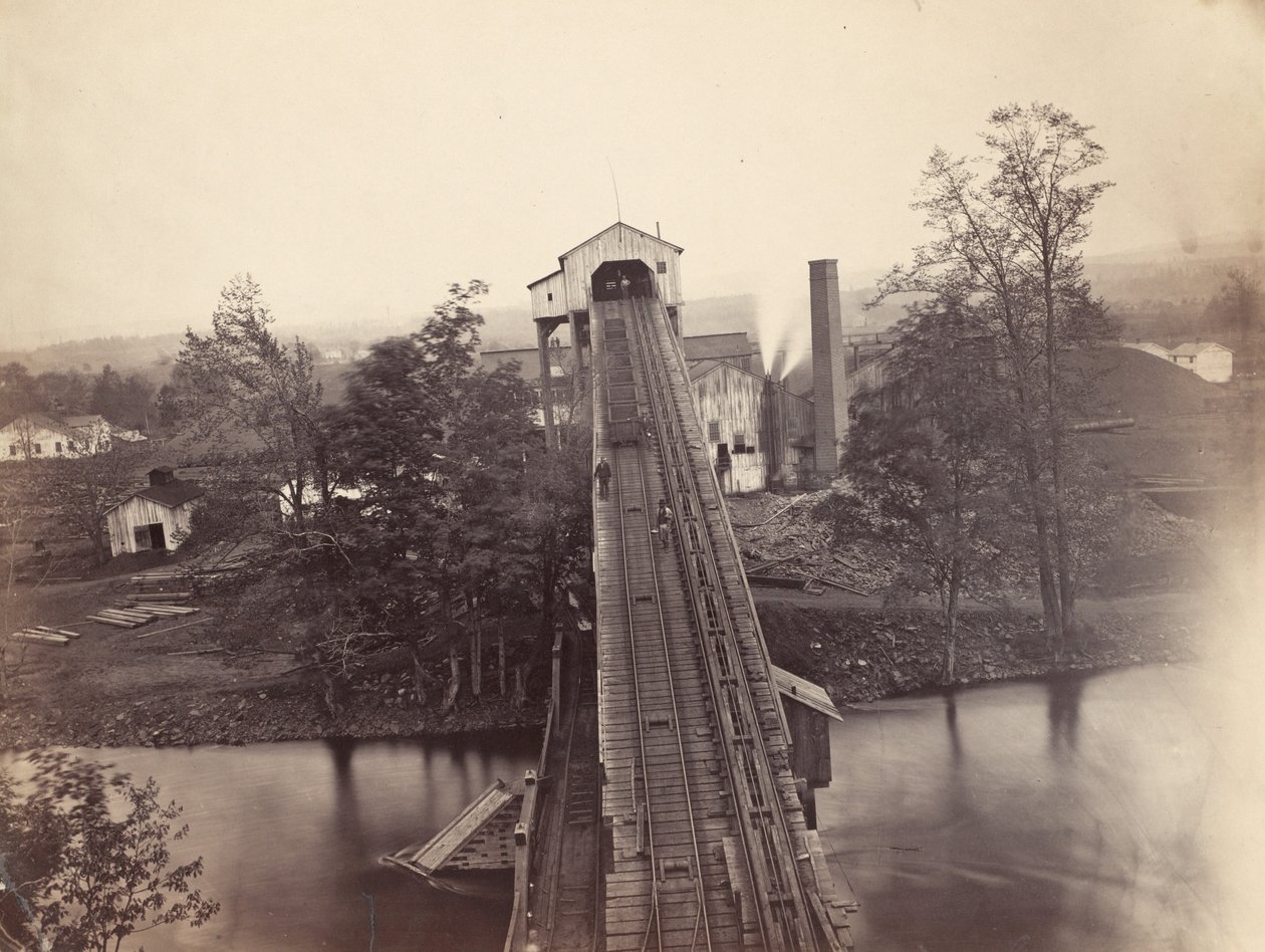 Von Storch Breaker, Del. & Hudson Canal Co., c. 1863-1865. de Thomas H. Johnson