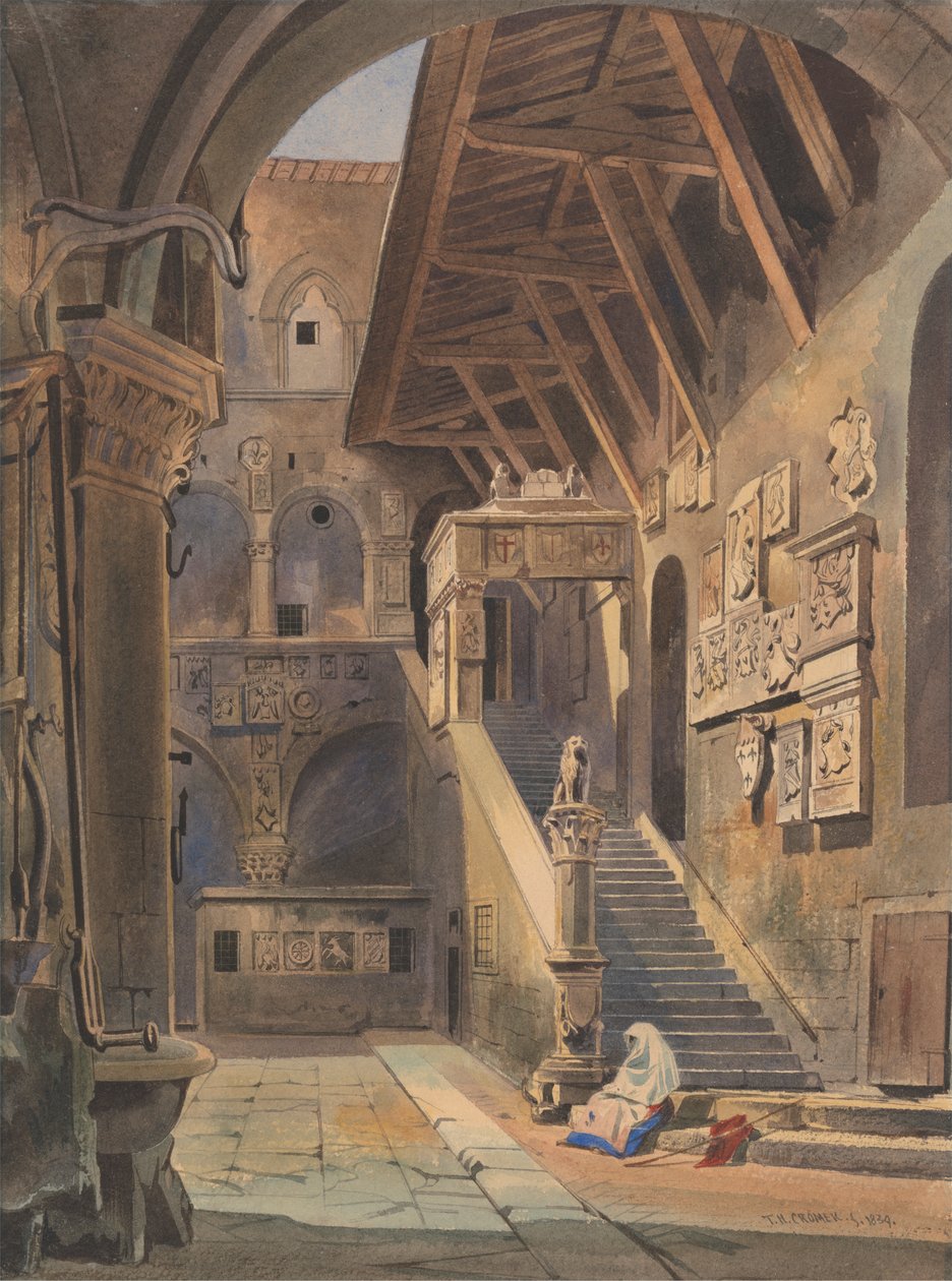 Tribunal do Bargello, Florença de Thomas Hartley Cromek