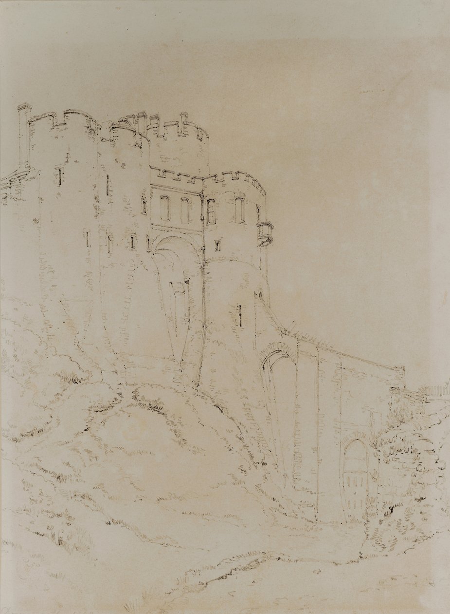 Castelo de Dover de Thomas Hearne