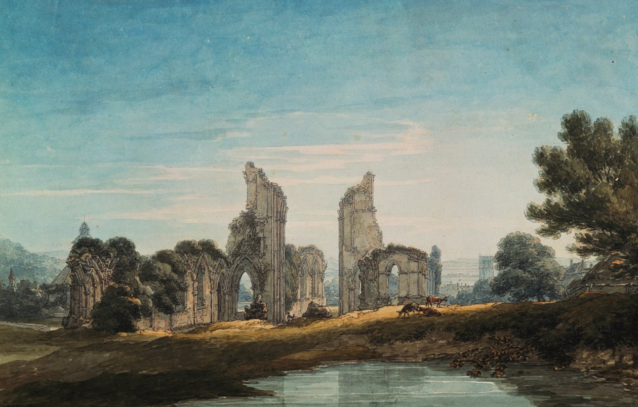 Abadia de Glastonbury, 1795 de Thomas Hearne