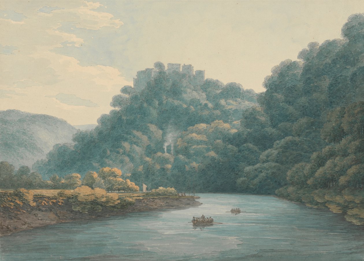Castelo Goodrich no Wye de Thomas Hearne