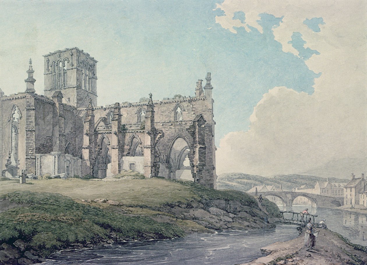 Igreja Anterior, Haddington, 1786 de Thomas Hearne