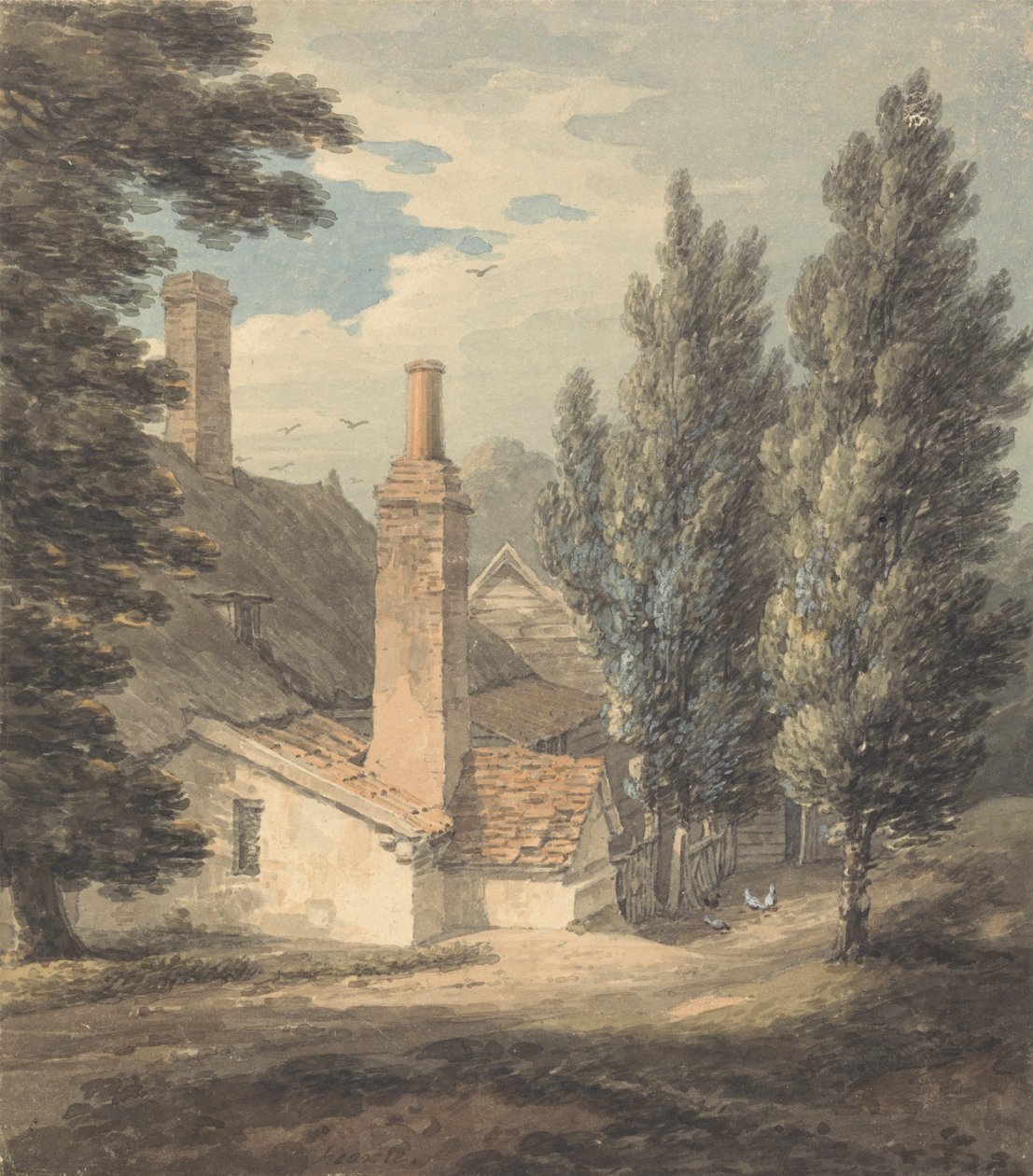O Verso de uma Casa de Campo de Thomas Hearne