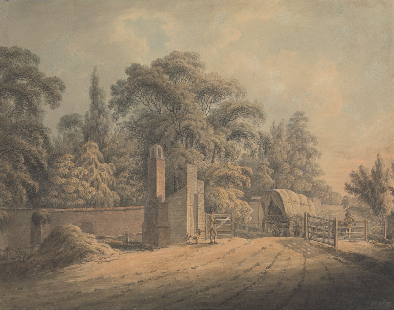 A Turnpike de Bayswater de Thomas Hearne