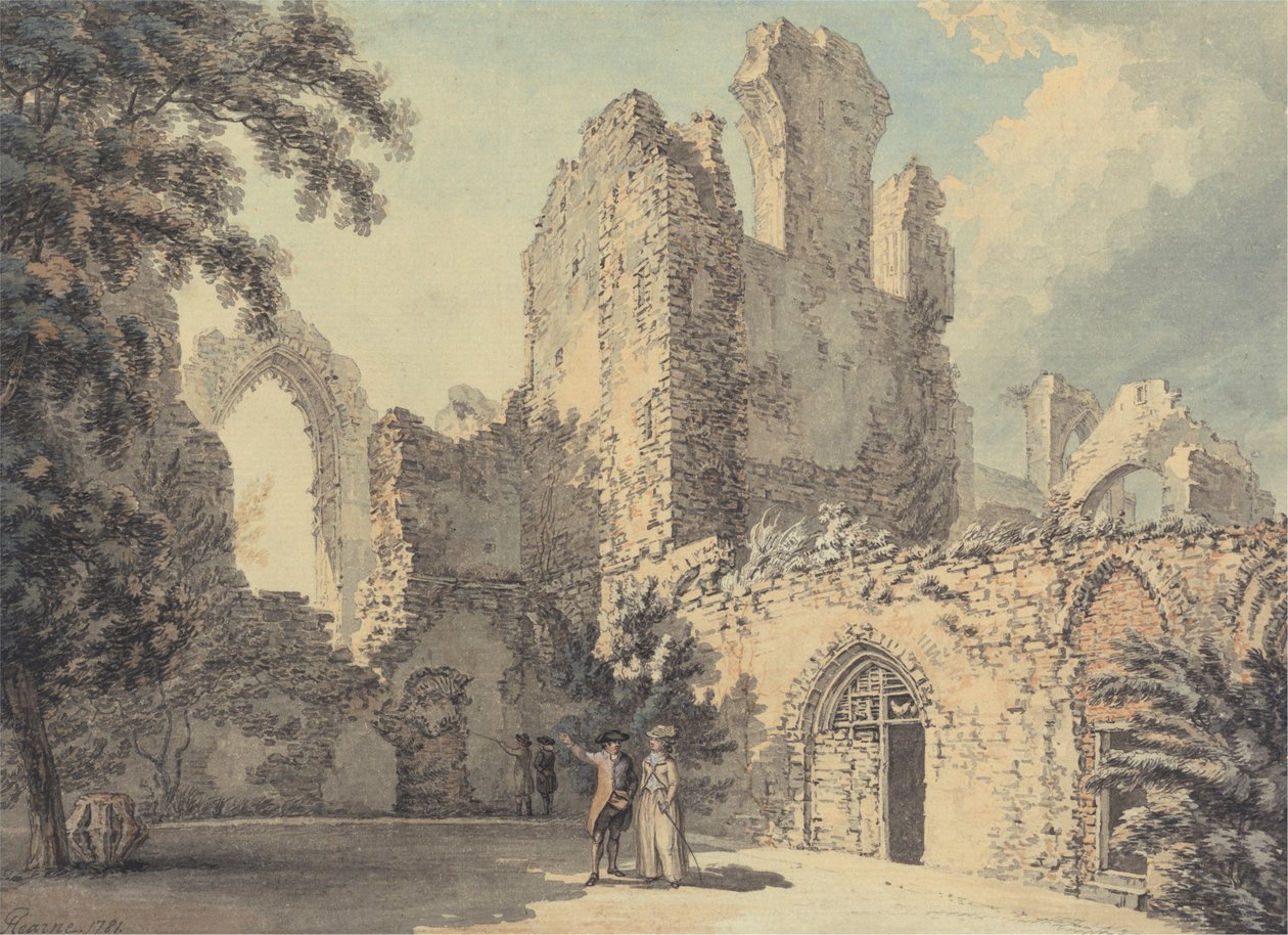 As Ruínas da Abadia de Leiston de Thomas Hearne
