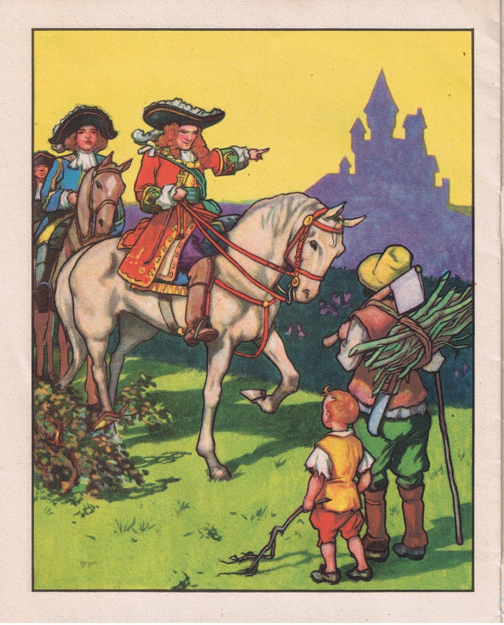 Chegou um jovem e belo príncipe (litografia) de Thomas Heath Robinson
