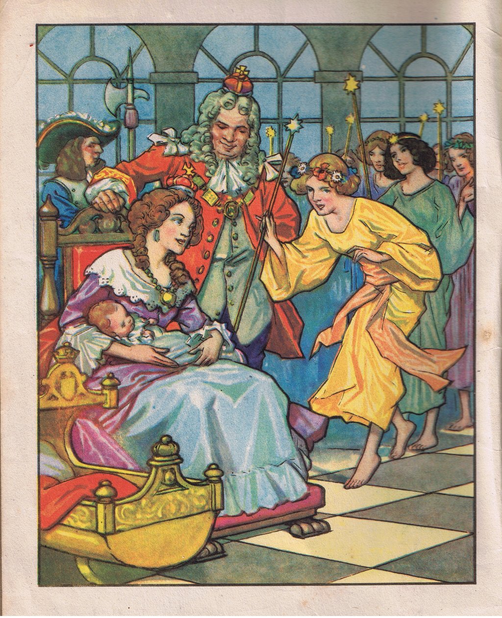 As fadas e a princesa (litografia) de Thomas Heath Robinson