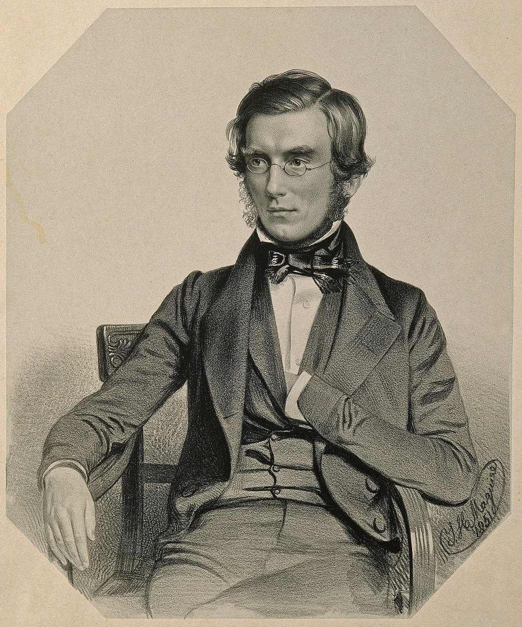 Retrato de Sir Joseph Dalton Hooker, 1851 de Thomas Herbert Maguire