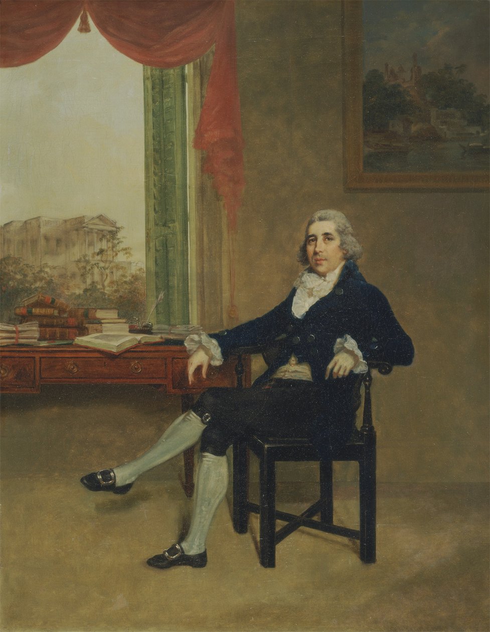 Thomas Graham (1748-1843) Barão Lynedoch de Balgowan, c.1790 (óleo sobre tela) de Thomas Hickey
