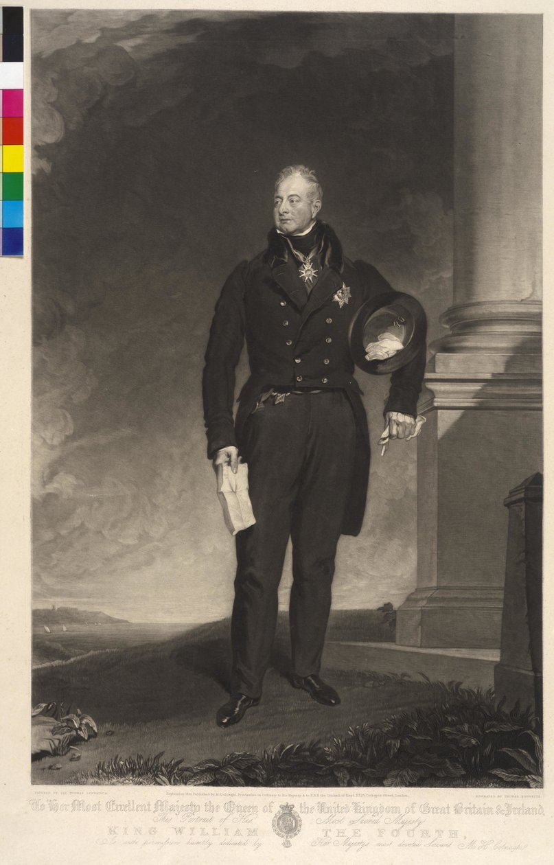 Rei de Inglaterra Wilhelm IV de Thomas Hodgetts
