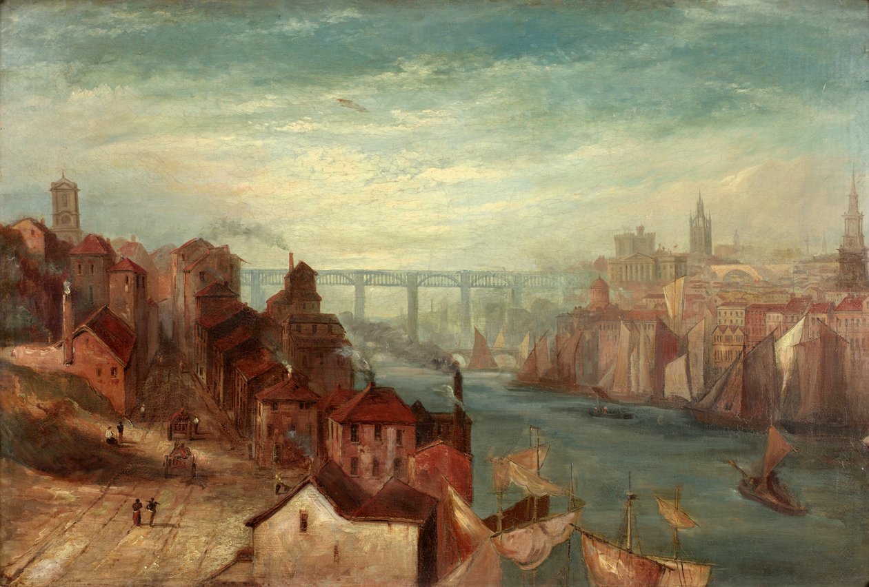 Newcastle upon Tyne de Gateshead, c.1880 de Thomas Hodgson Liddell