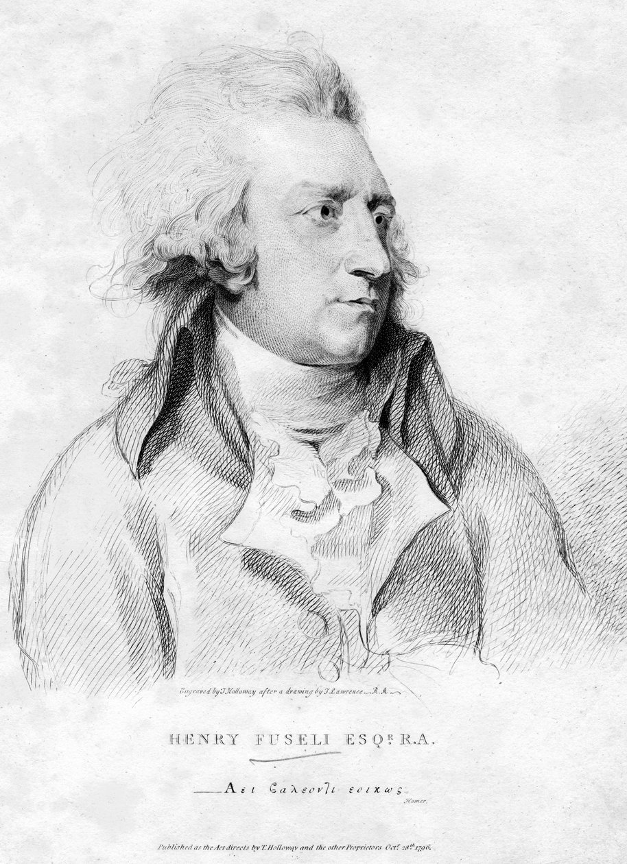 Henry Fuseli, século XVIII. de Thomas Holloway