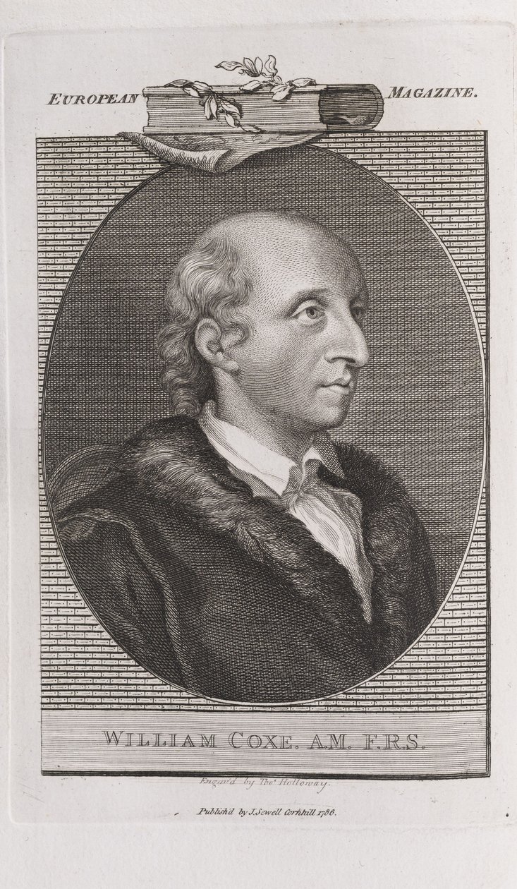 Retrato de William Coxe 1748-1828, 1786. de Thomas Holloway