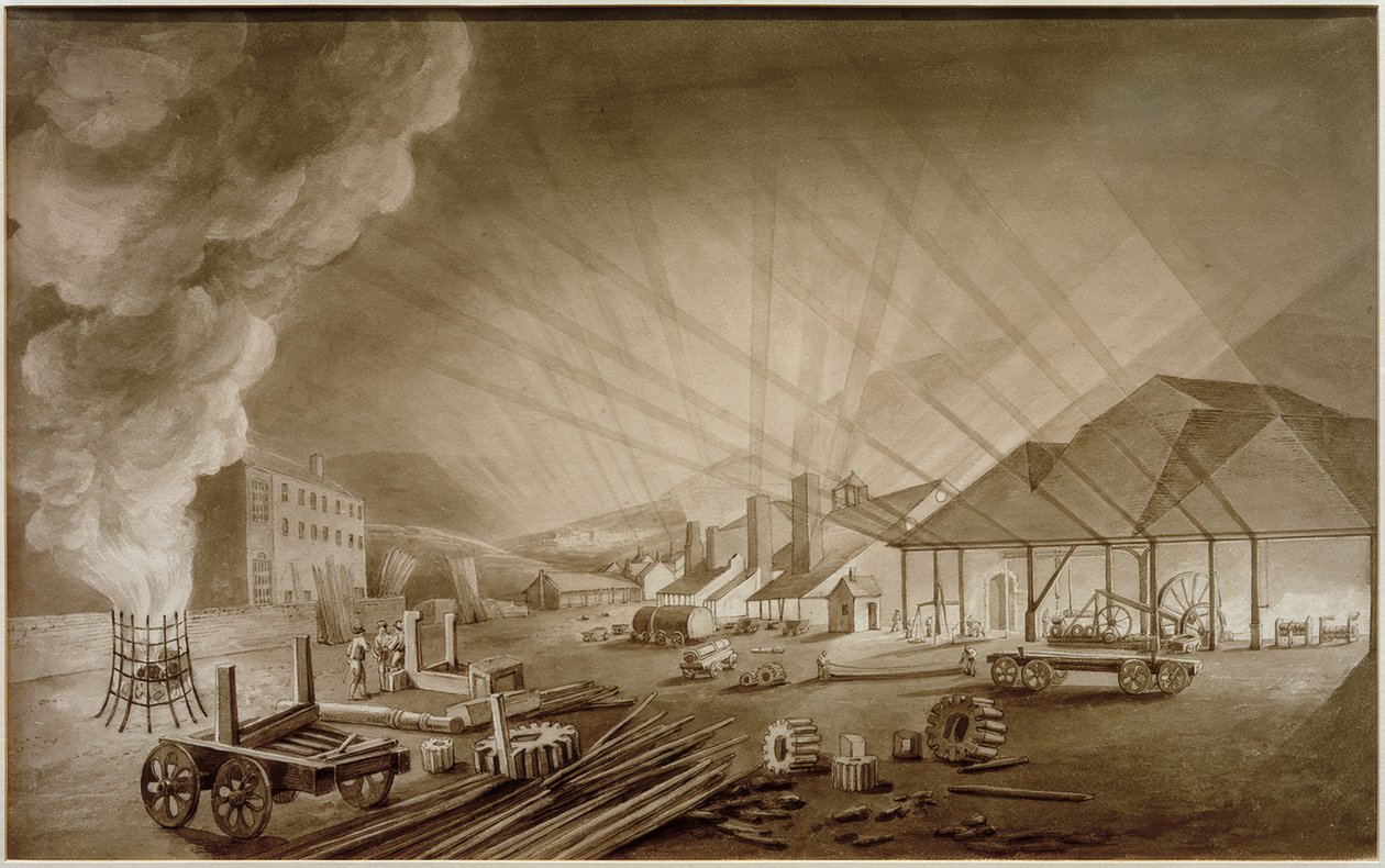 Laminação em Merthyr Tydfil de Thomas Hornor