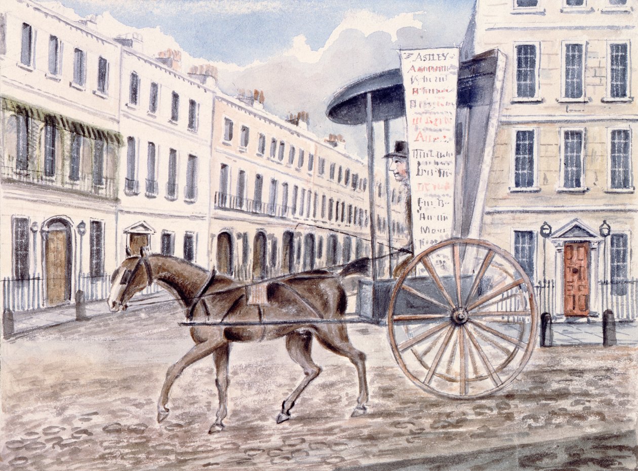 Carrinho de publicidade de Astley de Thomas Hosmer Shepherd