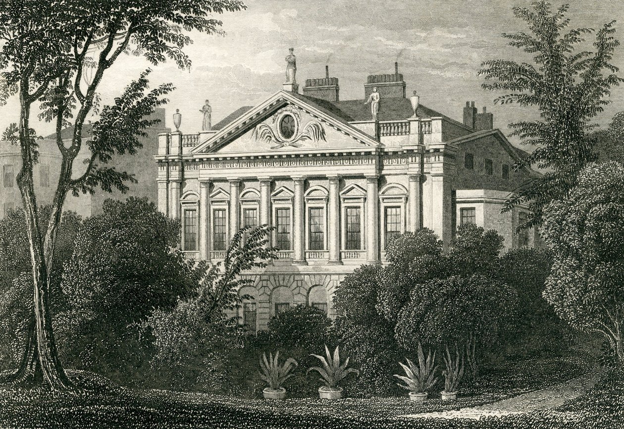 Casa do Conde Spencer, Green Park, 1829 de Thomas Hosmer Shepherd