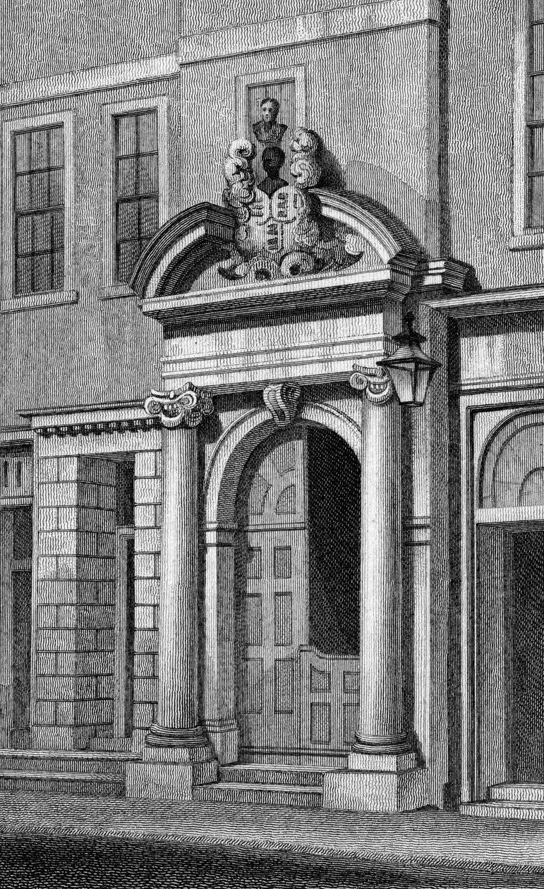 Girdlers &39;Hall, Basinghall Street, impressão feita por J. Greig, c. 1829-31 de Thomas Hosmer Shepherd