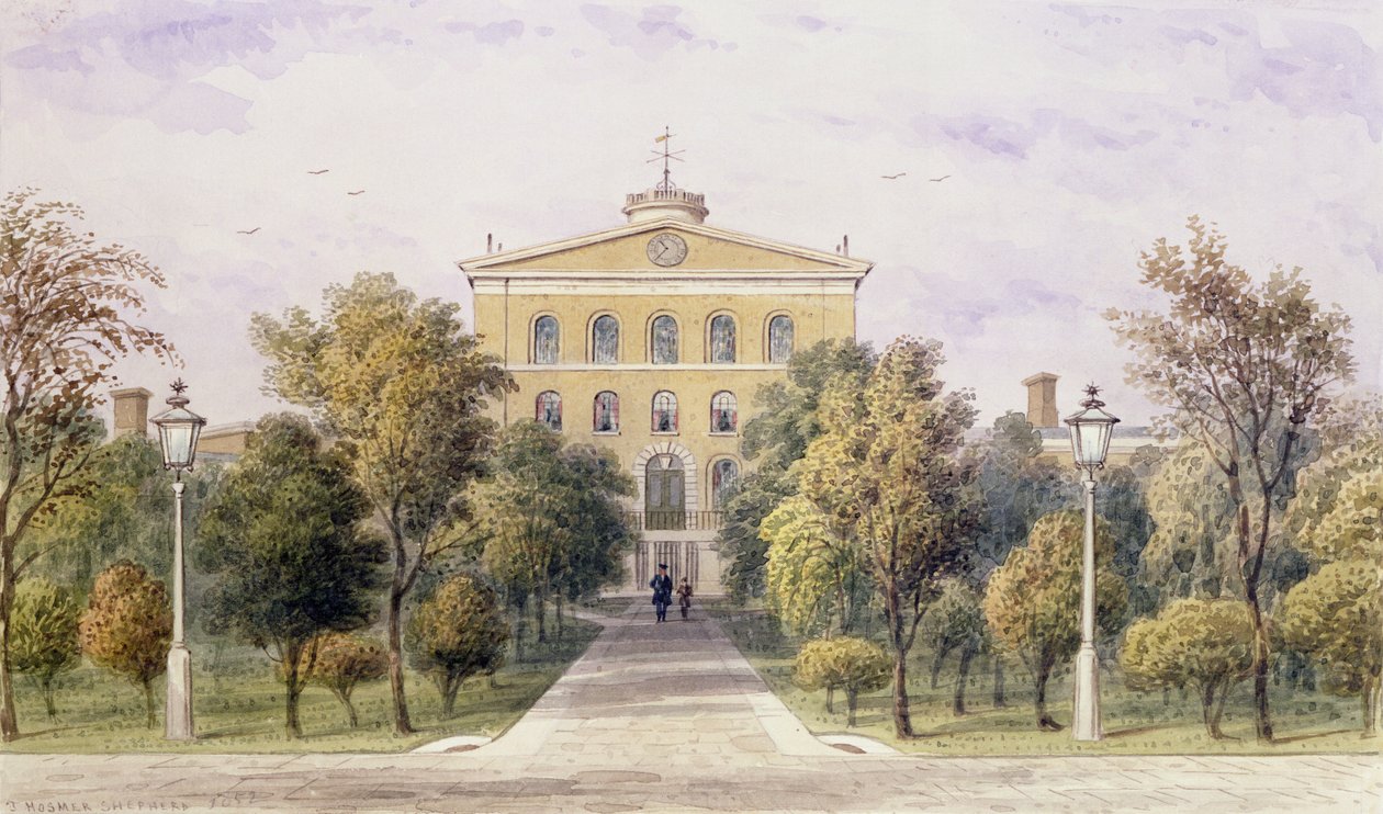 Casa do Governador, Tothill Fields New Prison, 1852 de Thomas Hosmer Shepherd