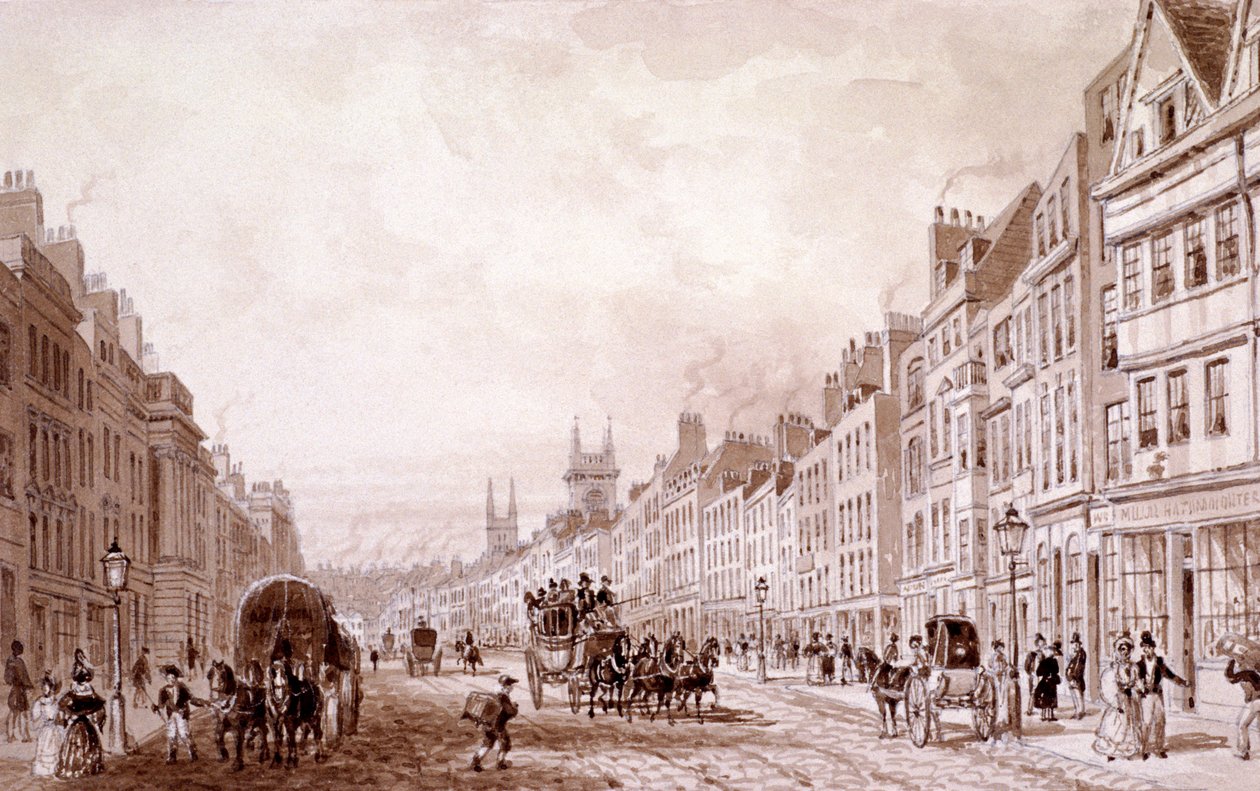 Holborn, Londres, c1830 de Thomas Hosmer Shepherd