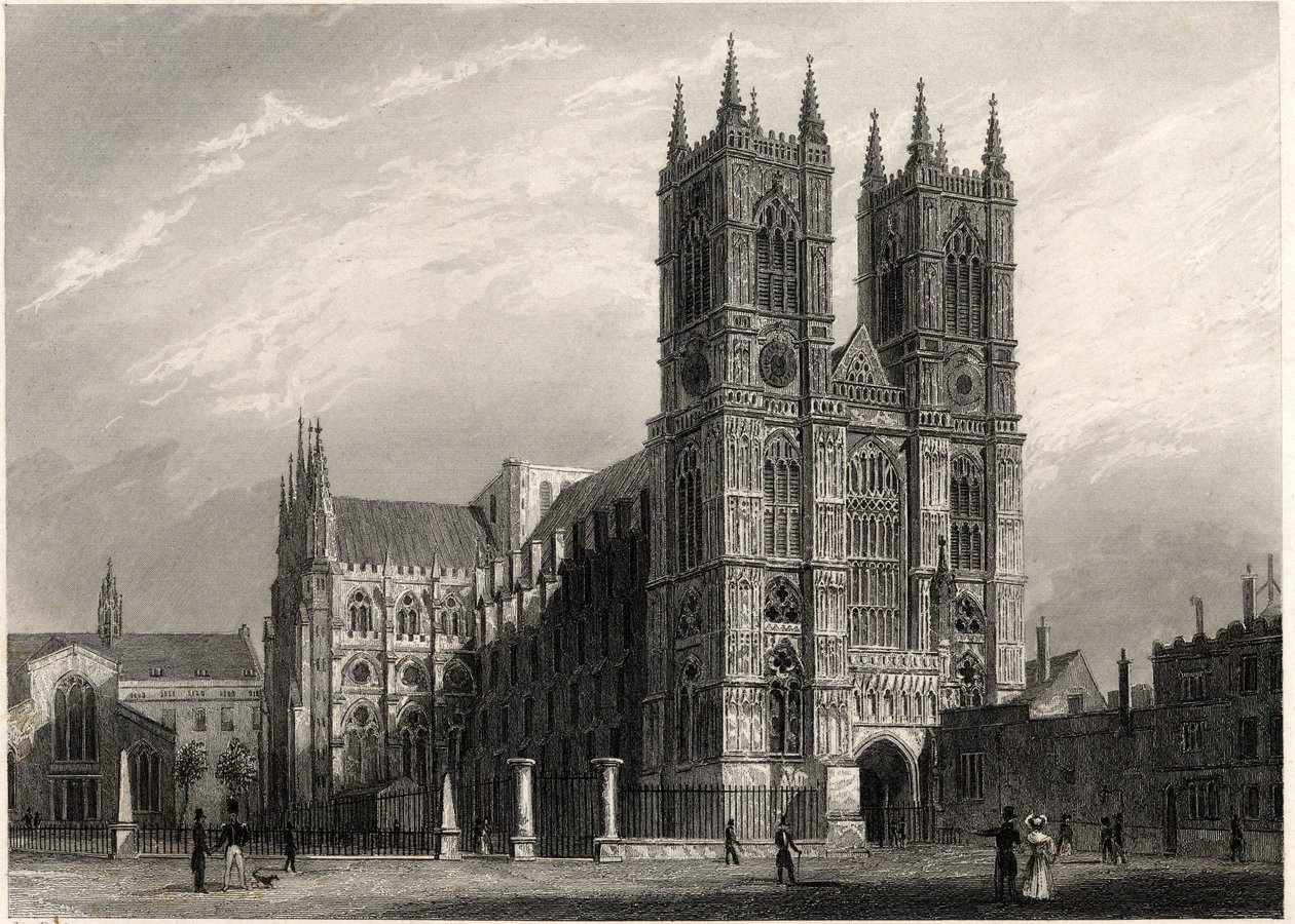 Londres, vista da Abadia de Wesminster de Thomas Hosmer Shepherd