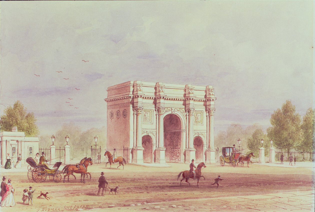 Arco de Mármore, c.1851 de Thomas Hosmer Shepherd