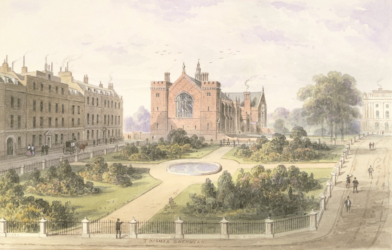 Nova Praça, Lincoln&39;s Inn, Holborn de Thomas Hosmer Shepherd