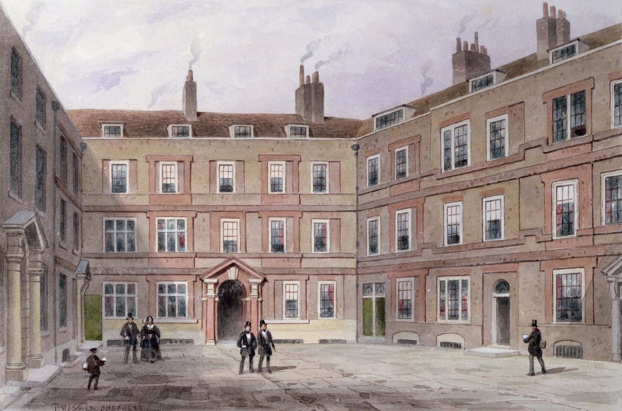 O Colégio de Advogados, Câmara dos Médicos, 1854 de Thomas Hosmer Shepherd
