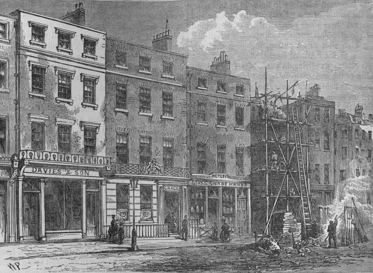 Wigmore Street, Westminster, Londres, 1820 1878 de Thomas Hosmer Shepherd