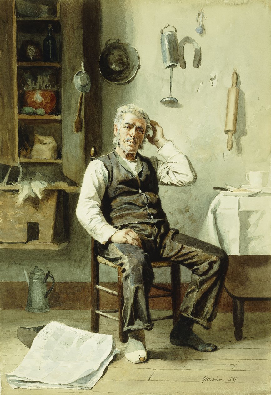 Intrigado, 1881 de Thomas Hovenden