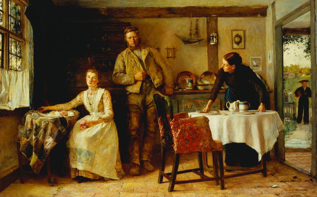 O retorno do marinheiro, de Thomas Hovenden