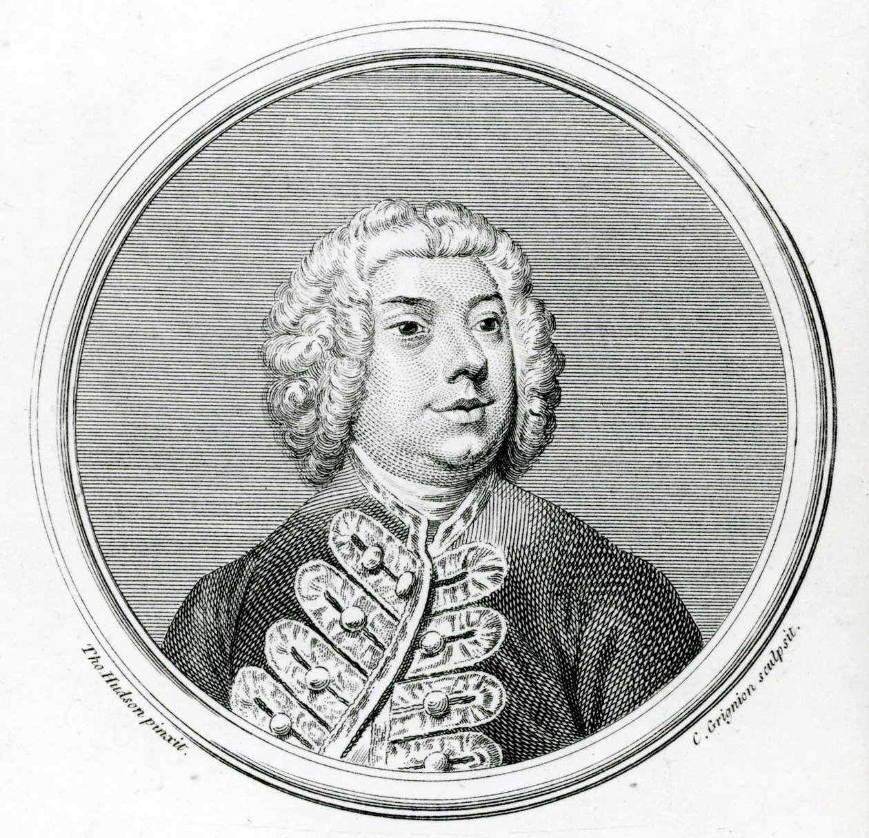 Francesco Bernardi Senesino (1686-1758) (mezzotint) de Thomas Hudson