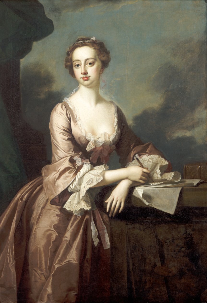 Mary Finch (óleo sobre tela) de Thomas Hudson