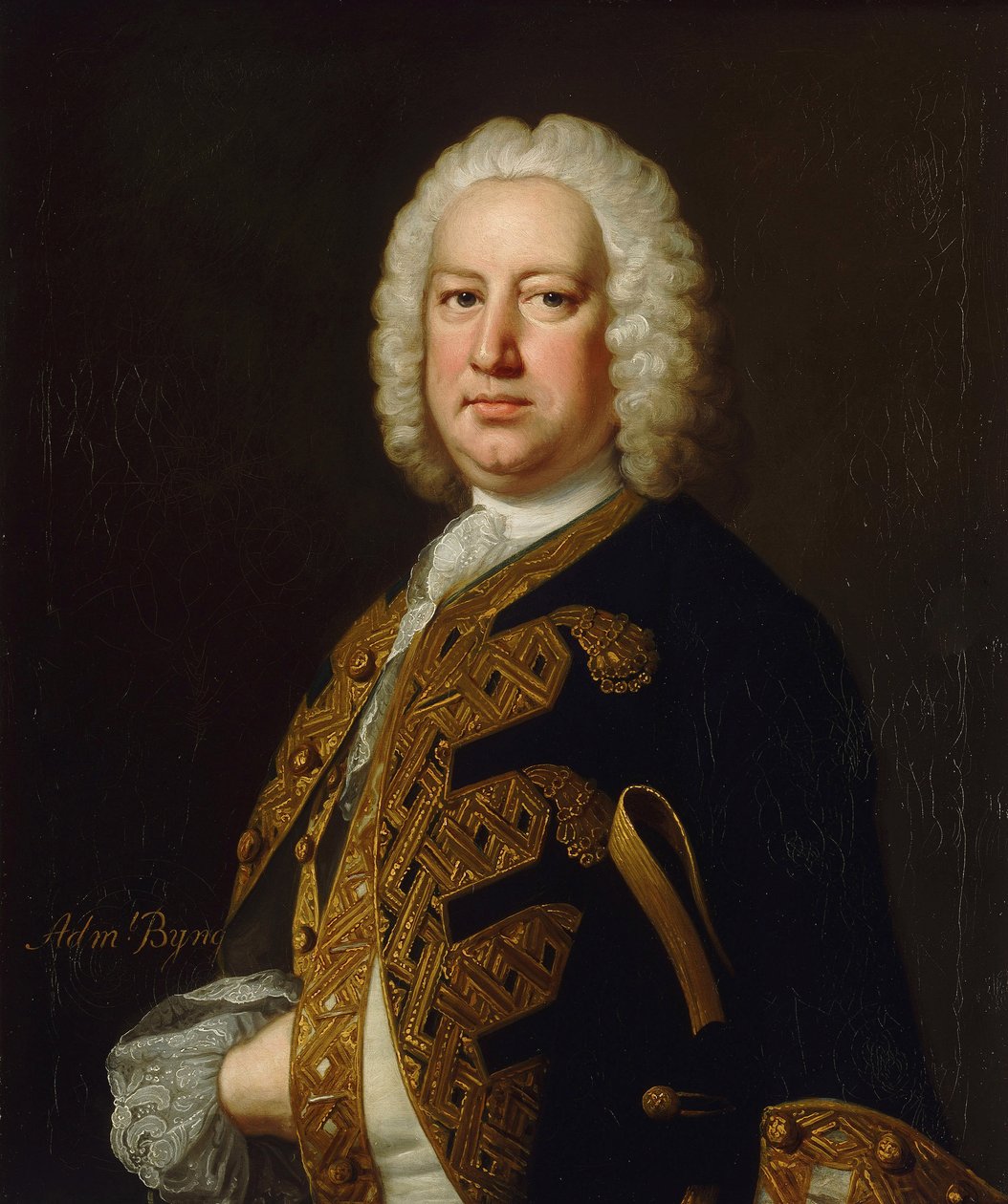 Retrato do Almirante John Byng de Thomas Hudson
