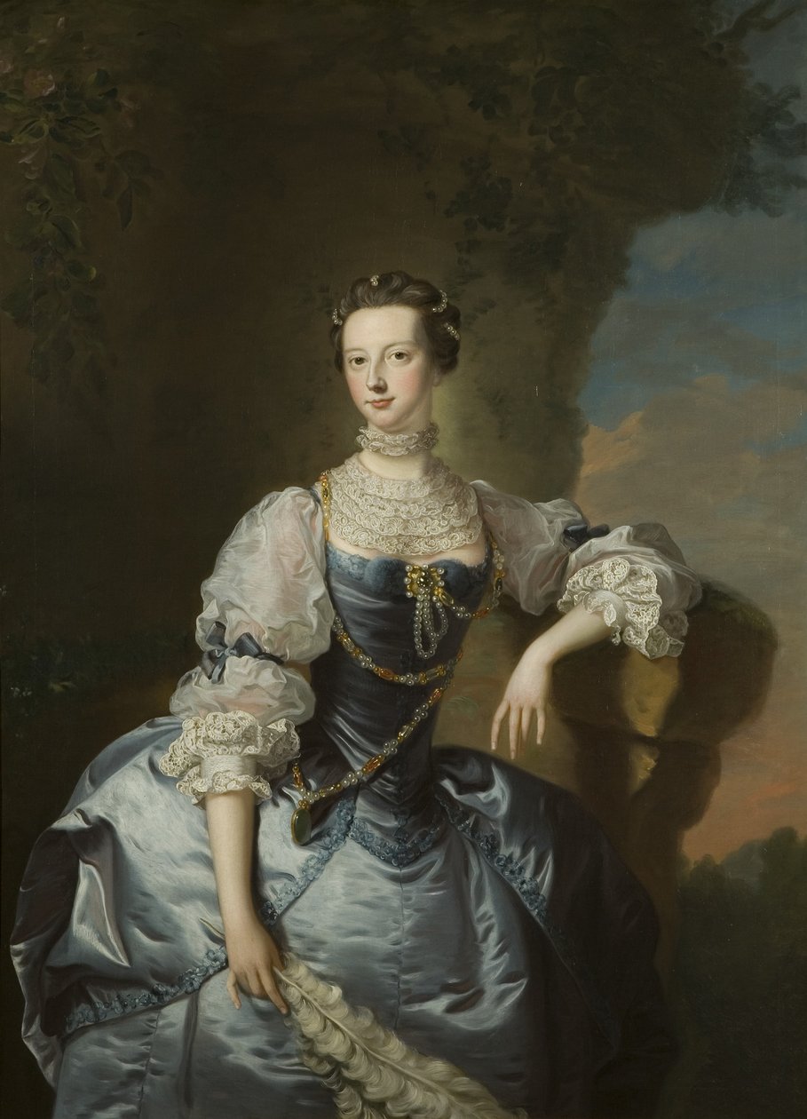 Retrato da Sra. Emma Harvey de Thomas Hudson