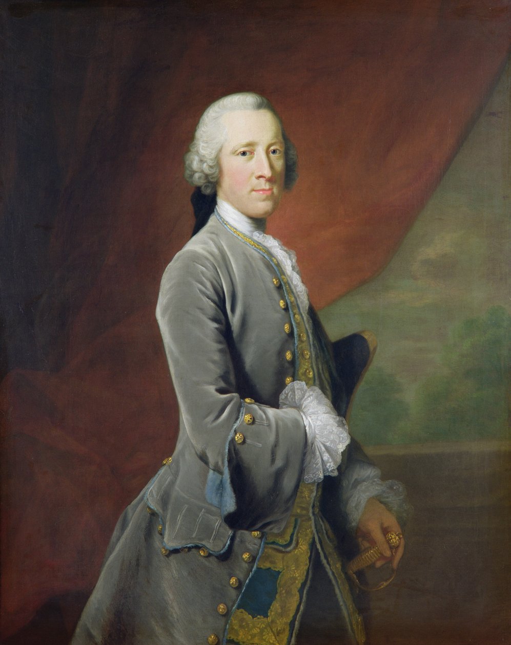 William Cavendish, 4º Duque de Devonshire (óleo sobre tela) de Thomas Hudson