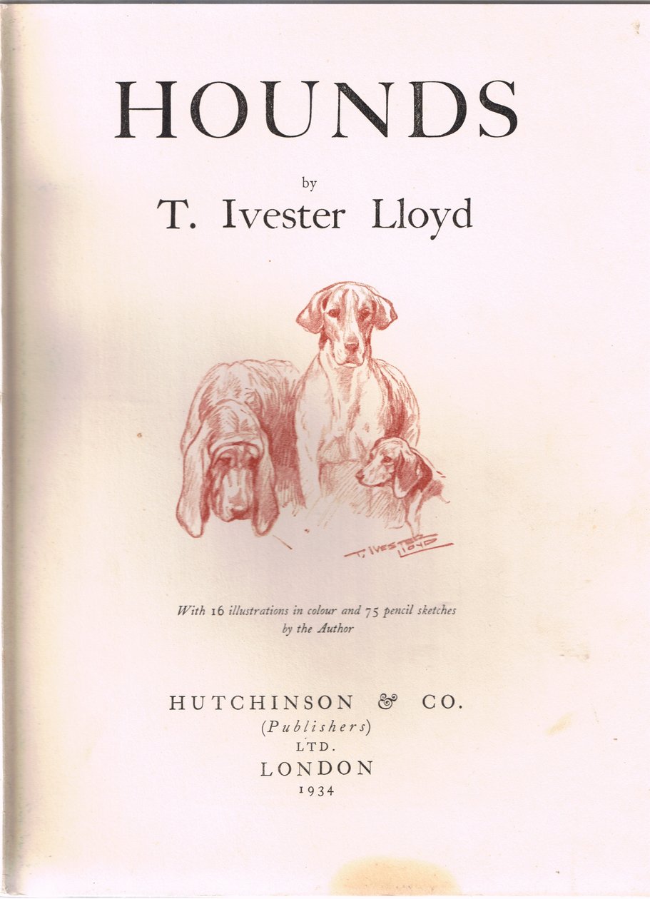 Frontispício de &39;Hounds&39; de Thomas Ivester Lloyd