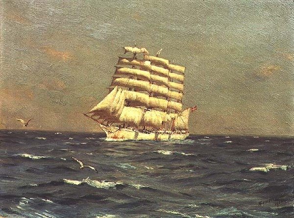 navio comercial dinamarquês, Viking de Thomas J. Somerscales