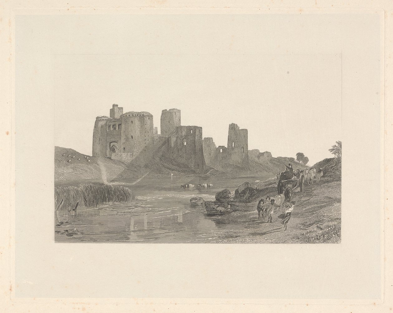Castelo Kidwelly, País de Gales do Sul de Thomas Jeavons
