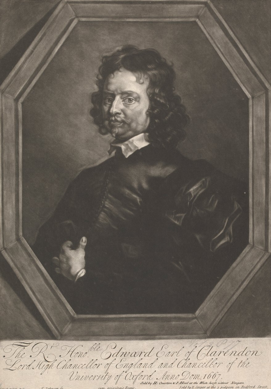 O Honorável Edward, Conde de Clarendon de Thomas Johnson