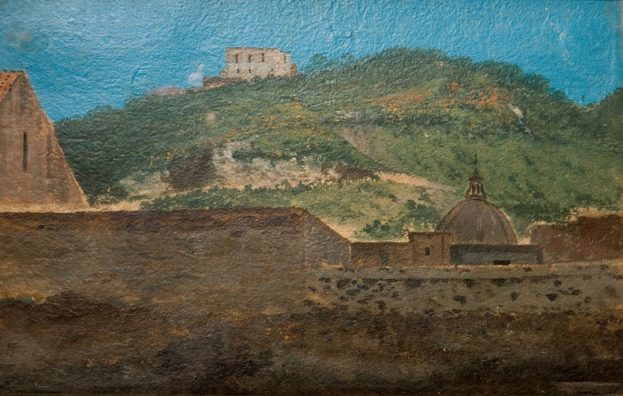 Uma colina perto de Nápoles, 1782. de Thomas Jones