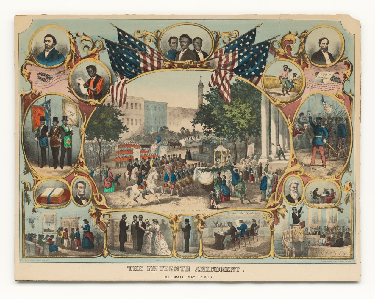 A Décima Quinta Emenda. Celebrado em 19 de maio de 1870. de Thomas Kelly