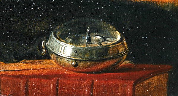 Pocket Watch (óleo sobre tela) de Thomas Kerrich